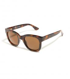 J.Crew Dark Brown Oversized Sunglasses