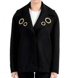 Versace Collection Black Button Down Jacket