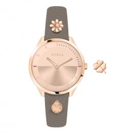 Rose Gold Logo Watch