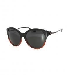 Black Glitter Gradient Sunglasses