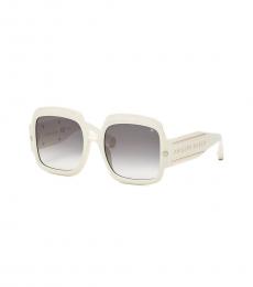 Philipp Plein White Gradient Sunglasses