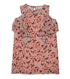 BCBGirls Little Girls Rose Bud Printed Ruffled Dress