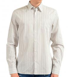 Prada White Striped Dress Shirt