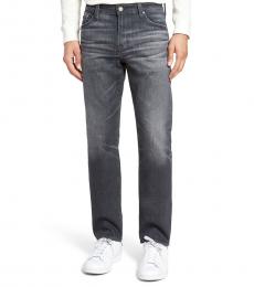 AG Adriano Goldschmied Dark Grey Everett Slim Straight Jeans