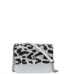 Cavalli Class Silver Milano Mini Shoulder Bag