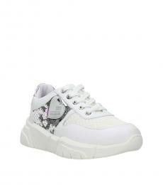 Love Moschino White Side Detail Logo Sneakers