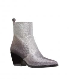 Michael Kors Silver Harlow Boots