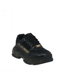 Philipp Plein Black Side Logo Sneakers