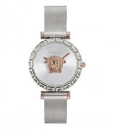 Versace Silver Palazzo Medusa Dial Watch
