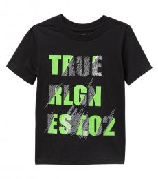 True Religion Little Boys Black Scratch T-Shirt