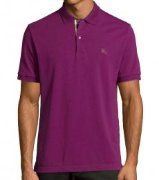 Burberry Deep Purple Anethyst Classic Fit Polo