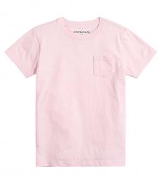 J.Crew Little Boys Pink Jersey Pocket T-Shirt