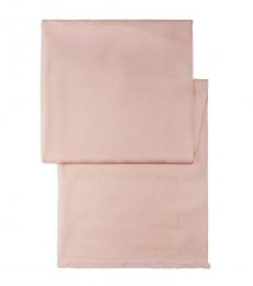Coach Dusty Pink Horse And Carriage Wrap Scarf