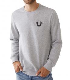Grey Logo Crewneck Sweatshirt