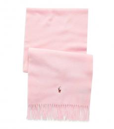 Ralph Lauren Light Pink Virgin Wool Scarf