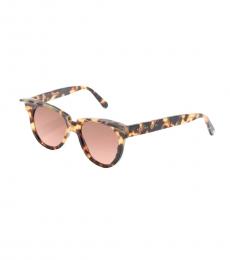 Philipp Plein Brown Geometric Sunglasses
