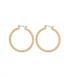 Vince Camuto Golden Bubble Hoop Earrings