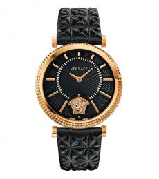 Versace Black V-Helix Classic Watch