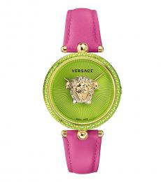 Versace Pink Palazzo Green Dial Watch