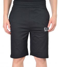 Black Flat Front Shorts