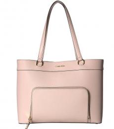 Calvin Klein Light Straw Louise Large Tote