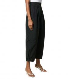 Givenchy Black High-Rise Cropped Cargo Trousers