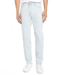 AG Adriano Goldschmied Light Blue Everett Slim Straight Jeans