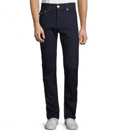 True Religion Dark Wash Rocco Flap Pocket Straight Jeans