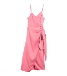 Diane Von Furstenberg Petal Sleeveless Wrap Midi Dress