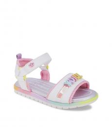 Juicy Couture Baby Girls White Embellished Sandals