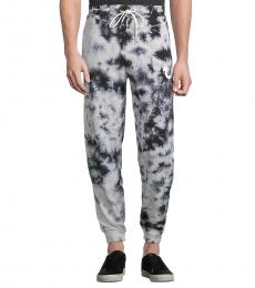 Black Tie-Dyed Joggers