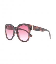 Vince Camuto Pink Tortoise Cat Eye Sunglasses