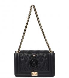 Mario Valentino Black Alice Small Shoulder Bag