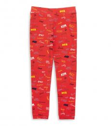 Stella McCartney Little Girls Red Tula Leggings