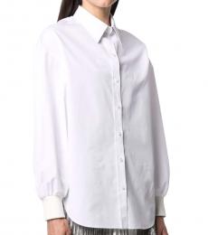 Alexander McQueen White Cocoon Shirt