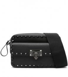 Valentino Garavani Black Rockstud Crossbody Bag