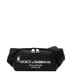 Dolce & Gabbana Black Logo nylon beltbag