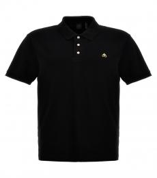 Moose Knuckles Black Logo Polo Shirt