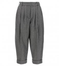 Alexandre Vauthier BlackWhite Metal Houndstooth Trousers
