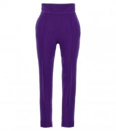 Alexandre Vauthier Purple Tailored Trousers