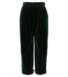 Alexandre Vauthier Dark Green Boyfriend Pants