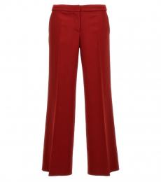 Gianluca Capannolo Red Valerie Straight Leg Pants