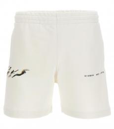 Misbhv White Art Department Bermuda Shorts