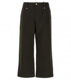 Burberry Brown Straight Leg Trousers