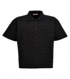 Valentino Garavani Black Toile Iconographe Polo