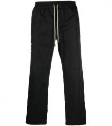 Just Don Black Logo Track Pants