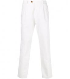 Brunello Cucinelli White White  Leisure Fit Trousers