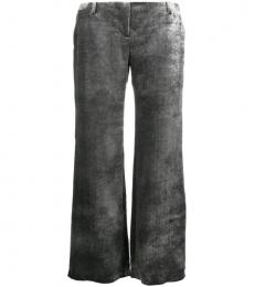 Alberta Ferretti Grey Grey Low-rise Trousers