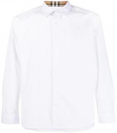 Burberry White Logo cotton shirt