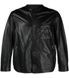 Emporio Armani Black Leather jacket